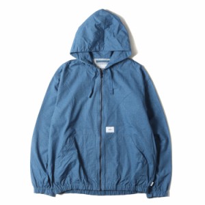 WTAPS ダブルタップス ジャケット サイズ:M 23SS リップストップ シャンブレー フードジャケット PAB JACKET COTTON. RIPSTOP インディゴ