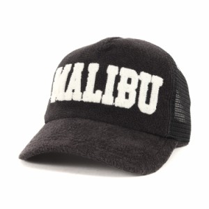 TMT ティーエムティー キャップ MALIBUロゴ パイル メッシュキャップ ブラック 黒 帽子 スナップバック アメカジ ストリート ブランド シ