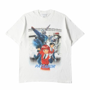 00s 機動警察パトレイバー クルーネック 半袖Tシャツ SCREEN STARSボディ ホワイト 白 サイズ:M 90s - 00s ヴィンテージ古着 Vintage / U