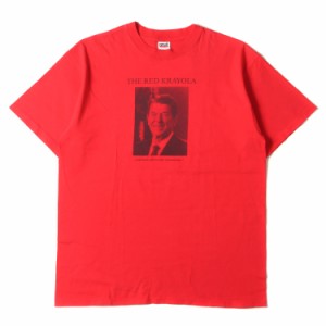 00s The Red Krayola レーガン大統領 クルーネック 半袖Tシャツ anvilボディ レッド サイズ:L Vintage Music Item ヴィンテージミュージ