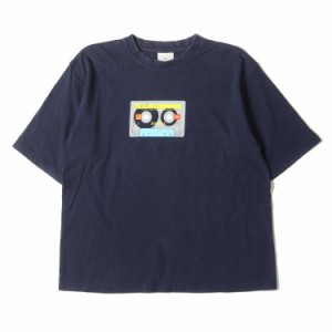 90s - 00s The Breeders East Los Mix Cassette Tour クルーネック 半袖Tシャツ ネイビー 紺 Vintage Music Item ヴィンテージミュージッ