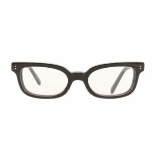 CALEE キャリー クリアレンズ サングラス ブラックフレーム 日本製 眼鏡 ファッション アイテム 小物【メンズ】【中古】【K4121】