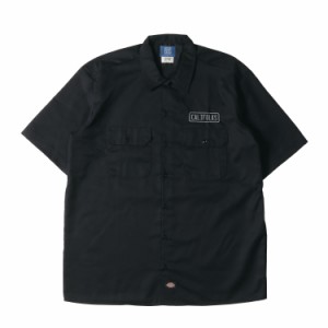 CALIFOLKS カリフォークス シャツ サイズ:L 24SS Dickies 1574 ロゴ 刺繍 T/Cツイル 半袖 ワークシャツ CALIFOLKS Dickies Custom Work S