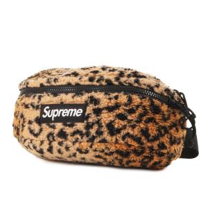 Supreme シュプリーム バッグ / レオパード フリース ウエストバッグ (Leopard Fleece Waist Bag) / イエロー / ブランド カバン / BOX L