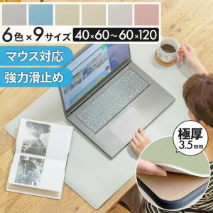 TANOSEE再生透明オレフィンデスクマット ダブル（下敷付） 1390×690mm ライトブルー 1セット（5枚） TANOSEE再生透明オレフィンデスクマット ダブル（下敷付） 1190×690mm