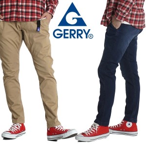 チノパン メンズ クライミングパンツ ストレッチ テーパードパンツ スキニー スリム おしゃれ GERRY ジェリー キャンプパンツ イージーパ