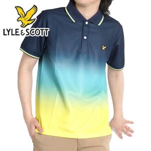 ポロシャツ メンズ 半袖 ブランド LYLE SCOTT ライル＆スコット ゴルフ ゴルフウェア 夏 鹿の子 速乾 ドライ 2232-6811