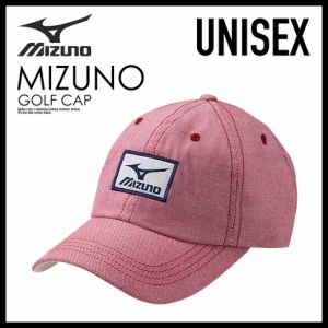 日本未入荷! MIZUNO ミズノ OXFORD GOLF CAP オックスフォード ゴルフ キャップ 帽子 レッド  260267-1010