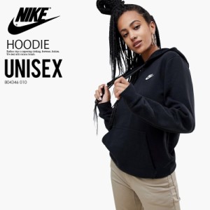 NIKE(ナイキ) CLUB FLEECE PULLOVER HOODIE トレーナー スウェット パーカー BLACK/BLACK/WHITE 804346 010 