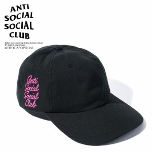 ANTI SOCIAL SOCIAL CLUB (アンチソーシャルソーシャルクラブ) (ウィアード キャップ オプションズ) ブラック WEIRDCAPOPTIONS