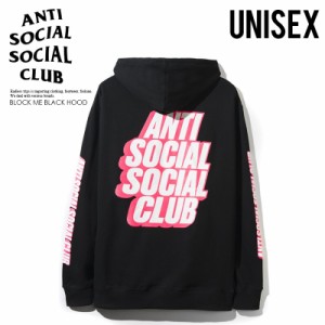 ANTI SOCIAL SOCIAL CLUB (アンチソーシャルソーシャルクラブ) BLOCK ME BLACK HOODIE (ブロック ミー フーディ)