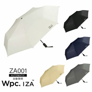 傘 折りたたみ IZA iza イーザ 自動開閉 メンズ UNISEX レディース Wpc. 折り畳み 日傘 雨傘 晴雨兼用 シンプル おしゃれ 人気 プレゼン