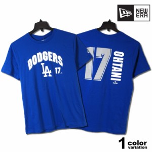 大谷翔平 Tシャツ MLB公式グッズ NEWERA ニューエラ  #17 LA Dodgers ロサンゼルス ドジャース 半袖 Tシャツ Los Angeles Dodgers (New E
