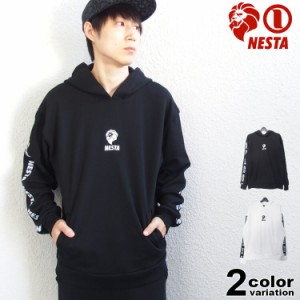 ネスタブランド NESTA BRAND パーカー プルオーバー カラー ベーシックロゴ プルパーカー (nesta brand パーカー スウェット 裏毛 トップ