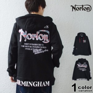 ノートン ジップパーカー スウェット NORTON ユニオンジャック ジップパーカー メンズ 大きいサイズ M-2XL [241N1305B] 