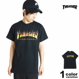 THRASHER スラッシャー Tシャツ 半袖 BBQ S/S TEE フレイムロゴ メンズ レディース 大きいサイズ [144643]［311207]