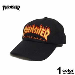 スラッシャー THRASHER キャップ 帽子 メンズ レディース 3131363 FLAME OLD TIMER HAT (ローキャップ 6パネル) 