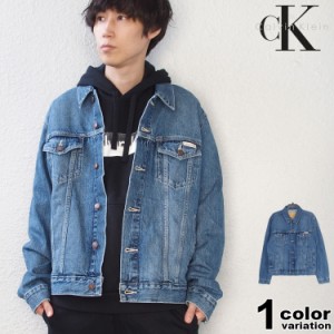 カルバンクライン デニムジャケット Calvin Klein Trucker Jacket USモデル 大きいサイズ メンズ ジャケット アウター 40TM715