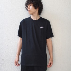 ナイキ Tシャツ 半袖 メンズ ブラック NIKE クラブ Tシャツ コットン ロゴ 大きいサイズ スポーツ クルーネック シンプル AR4999