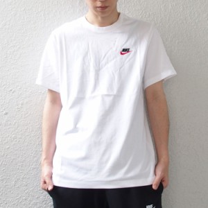 ナイキ Tシャツ 半袖 メンズ ホワイト NIKE クラブ Tシャツ コットン ロゴ 大きいサイズ スポーツ クルーネック シンプル AR4999
