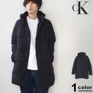 カルバンクライン 中綿ジャケット Calvin Klein ロング フード ストレッチ パファージャケット USモデル 大きいサイズ メンズ CM255696