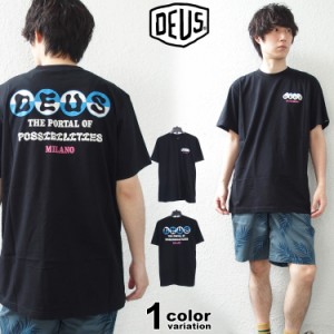 デウスエクスマキナ(Deus EX Machina) Ivan Tee メンズ レディース 半袖 ブラック Tシャツ DMP231776D