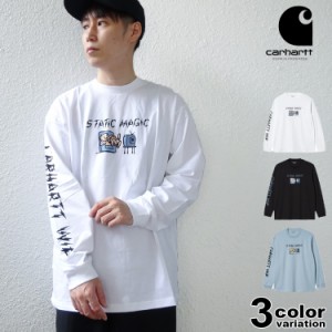 Carhartt WIP ロンT 長袖 Tシャツ L/S STATIC MAGIC T-SHIRT EUモデル [I030192] 【carhartt tシャツ カーハート ワークイン プログレス 