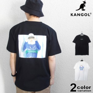 カンゴール Tシャツ メンズ ブランド KANGOL DRAW SQUARE BOX TEE カットソー 半袖 メンズファッション ペアルック 白 黒 別注 モデル LC