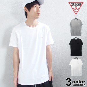 ゲス GUESS Tシャツ 半袖 メンズ レディース TRIANGLE LOGO PATCH TEE (guess tシャツ ティーシャツ T-SHIRTS カットソー トップス M93I6