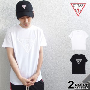 ゲス GUESS Tシャツ 半袖 メンズ レディース Original Triangle Logo PVC Print Tee (guess tee ティーシャツ トライアングル MJ2k9406 )