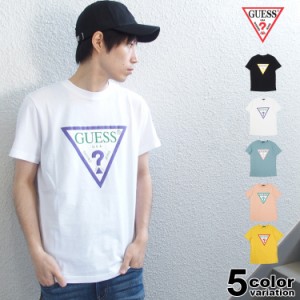 ゲス GUESS Tシャツ  半袖 メンズ レディース TRIANGLE LOGO TEE (guess トライアングル  tシャツ MJ2K9415) 