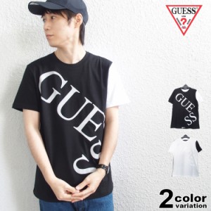 ゲス GUESS Tシャツ  半袖 メンズ レディース リフレクティブ プリント ロゴ Tシャツ (guess  tシャツ ML2K8527MI) 