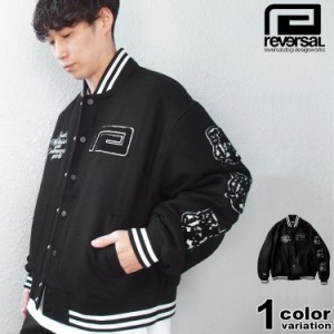 リバーサル ジャケット reversal スタジャン スタジアムジャケット 中綿 CONTEMPORARY MMA VARSITY JACKET rv22aw302  メルトン ジャケッ