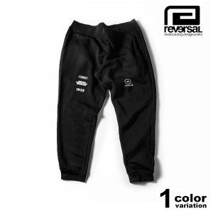 リバーサル スウェットパンツ フリーススウェットパンツ ジョガーパンツ  裏起毛 reversal  MULTI LOGO BACK FLEECE SWEAT PANTS  (rever