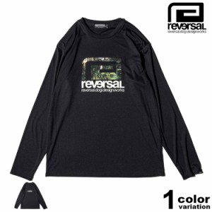 リバーサル  Tシャツ reversal tシャツ 長袖 ロンT FOREST LAKE CAMP BIG MARK DRY LONG SLEEVE [RV23SS154] 【tシャツ 吸汗速乾 ドライ 