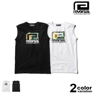 【在庫処分】リバーサル タンクトップ Tシャツ ノースリーブ レディース reversal SUNFLOWER SLEEVELES 格闘技 トレーニング ジム ランニ