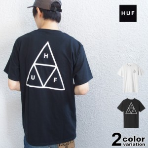 ハフ HUF Tシャツ 半袖 メンズ ESSENTIALS TRIPLE TRIANGLE S/S TEE (huf tシャツ TS00509 ストリート スケート カットソー )【メール便