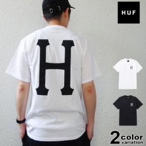 ハフ HUF Tシャツ 半袖 メンズ Essentials Classic H S/S Tee (huf tシャツ TS01048 ストリート スケート カットソー )【メール便対応】