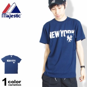 マジェスティック アスレティック Tシャツ ポケット付 半袖 Majestic Athletic ニューヨーク ヤンキース (majestic MM01-NYK-8S19) 