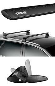 【送料無料】THULE スーリー レガシィ・アウトバック BR9 BRF H21/5〜 ルーフレールなし車用 753 7112B 3082 ベースキャリア  ウイングバ