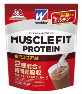 森永製菓 ウイダー マッスルフィットプロテイン 森永ココア味 840g 3個セット【送料無料】