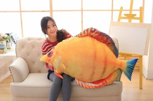 魚 ぬいぐるみさかな　面白い　おもちゃ120cm