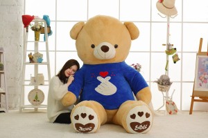 ぬいぐるみ 　抱き枕　熊　クマ　大きい　クッション　結婚祝い　　バレンタイン　誕生日プレゼント 160cm