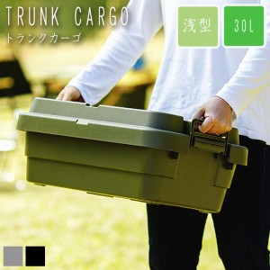 Army アーミー トランクカーゴ 50L ロー スタッキング蓋タイプ　(収納ボックス 箱 トランク アウトドア ガーデン 収納ケース ベンチ コン