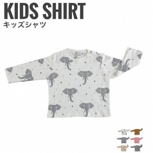 suindiatic キッズTシャツ　(オーガニックコットン 子供服 可愛い シャツ トップス ポップ 動物柄 スペイン産)