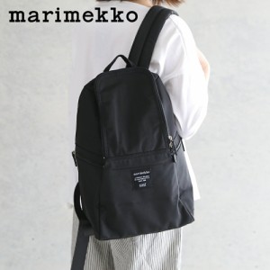 【正規品】マリメッコ marimekko ROADIE METRO (ローディ メトロ) バックパック リュックサック ブラック バッグ 通勤 通学 デイリーユー