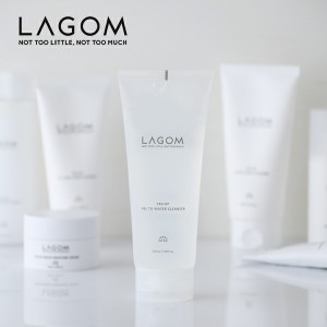 LAGOM（ラゴム） ジェルトゥウォータークレンザー 220ml 通常 レモンヴァーベナ 洗顔ジェル 洗顔 朝洗顔 水洗顔 ジェル 潤い 保湿 乾燥 