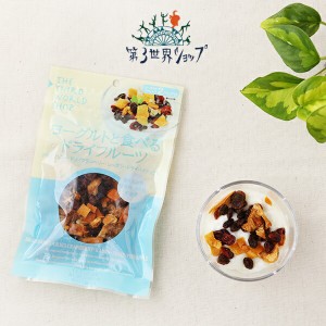 【枚数限定600円オフクーポン】第3世界ショップ ヨーグルトと食べるドライフルーツ 100g | ドライ マンゴー クランベリー レーズン パイ