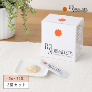 【2個セット】バイオノーマライザー 90g(3g×30包) ×2 青パパイヤ酵素 青パパイヤ 酵素 発酵食品 顆粒 粉末 粉 健康サポート パパイヤ 