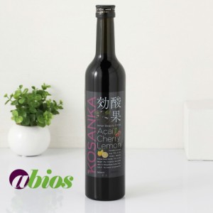 【枚数限定600円オフクーポン】abios（アビオス）効酸果 500ml | こうさんか コウサンカ 美容ドリンク 無添加 ポリフェノール 必須脂肪酸